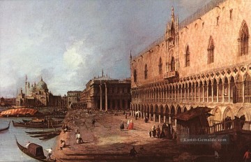 Klassische Venedig Werke - Dogenpalast Canaletto Venedig